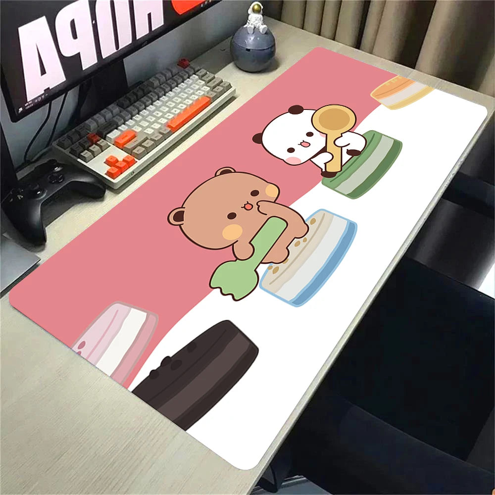 Bubu Dudu Gamer Deskmat Xxl Mouse Pad Anime Computer Table Mat Pc Gaming Accessories Mousepad Large Mats Office Mause Pads Setup