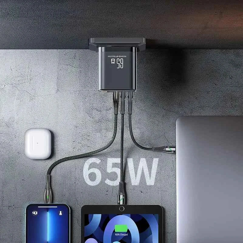 65w USB Type-C Charger PD Fast Charger Quick Charger PD 45W 30w Dual USB C Charger For iPhone Samsung S26 S25 Laptop Tablet