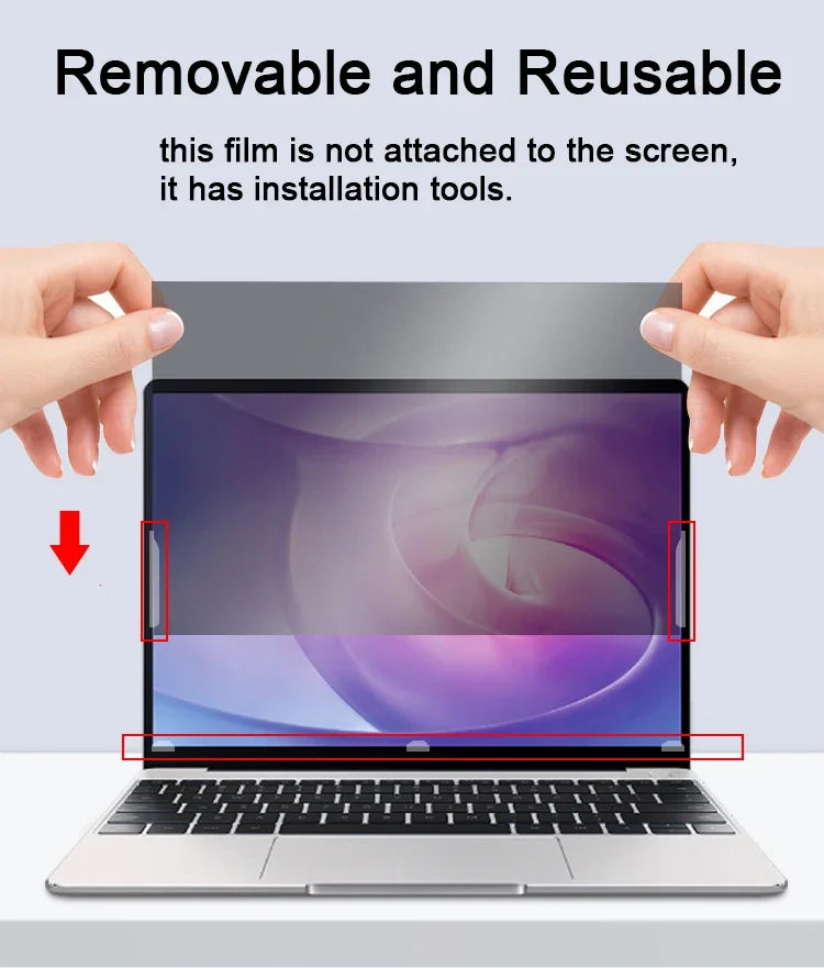 Anti-spy Privacy Film For Laptop 14 15.6'' (16:9) Screen Protector Notebook PC Computer Anti-peep Filter Matte Anti-Glare Film