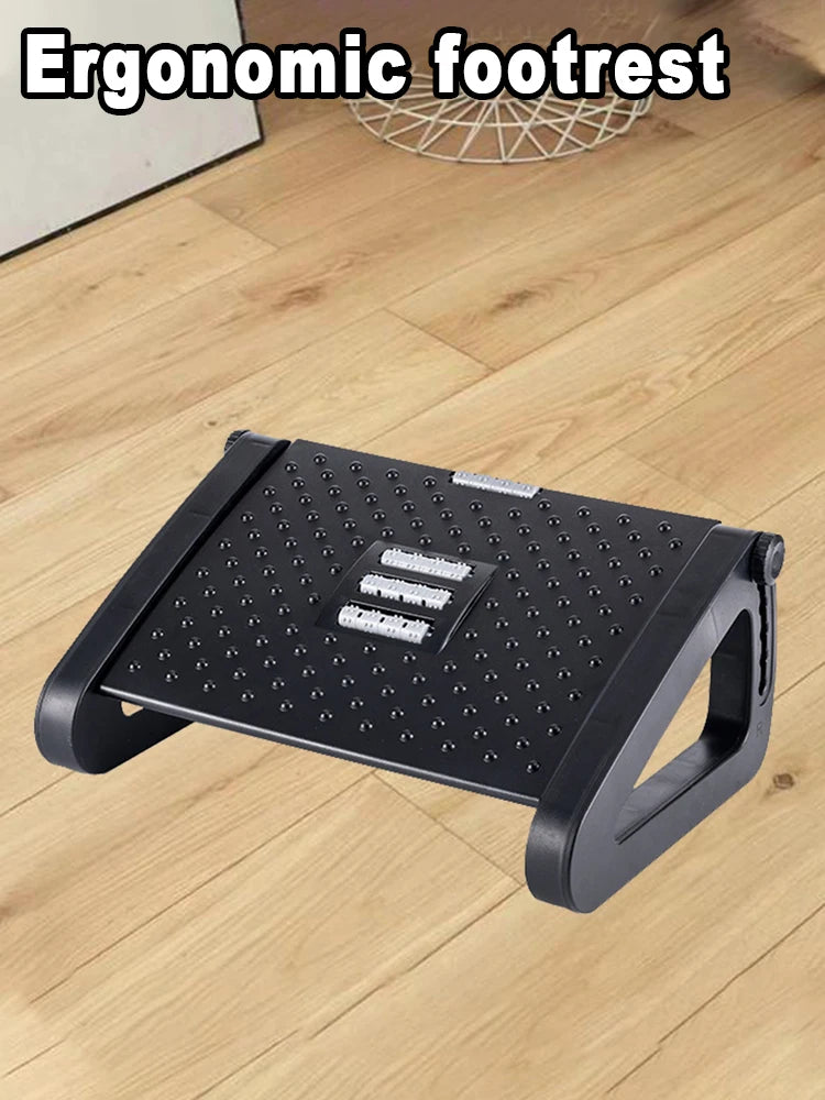 1pc Foot Rest, Adjustable Foot Rest for Under Desk at Work, Ergonomic Foots Stool for Under Office Desks