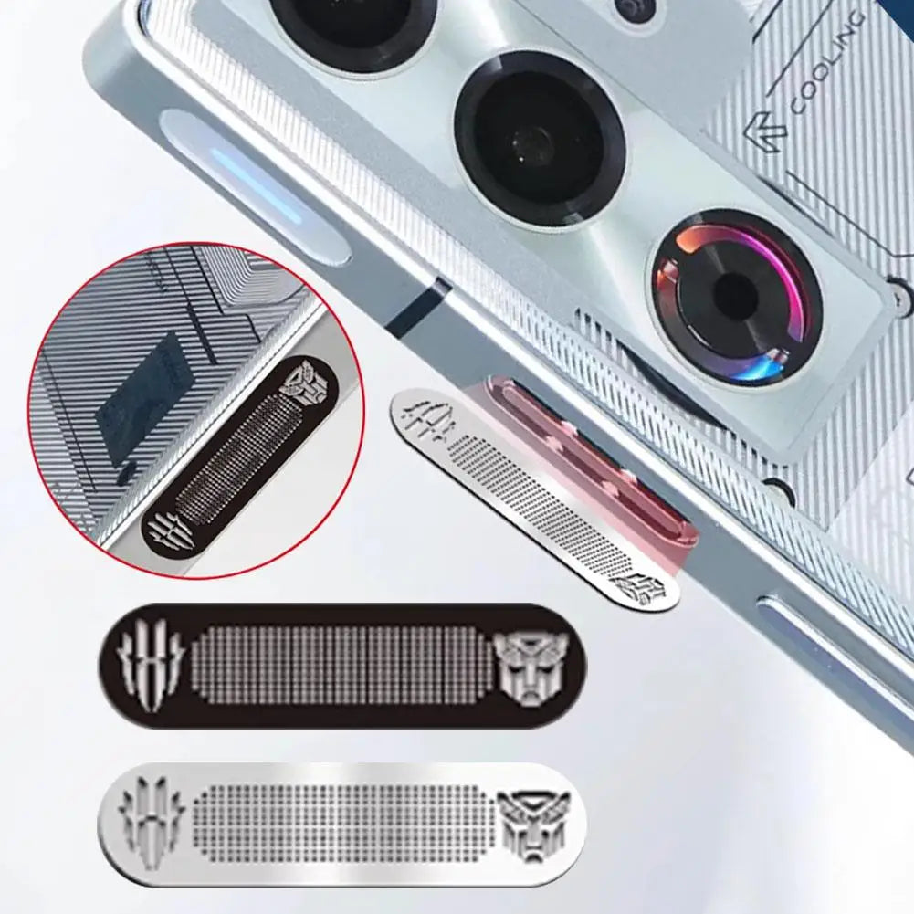 For Red Magic 10 Pro/10 Pro Plus Phone Dustproof Net Stickers Anti-Dust For RedMagic Earpiece Speaker Hole Metal Mesh Dust Cover