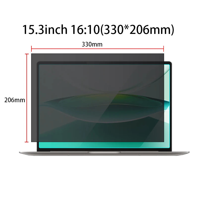 for 13/14/16/17/18 inch laptop privacy film customized size anti reflection and anti blue light radiation screen protector film