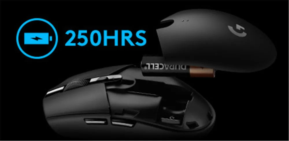 Logitech（G）G304  Computer Gaming 2.4G Wireless Mouse Ergonomic Mouse HERO Engine  for LOL PUBG Fortnite Overwatch