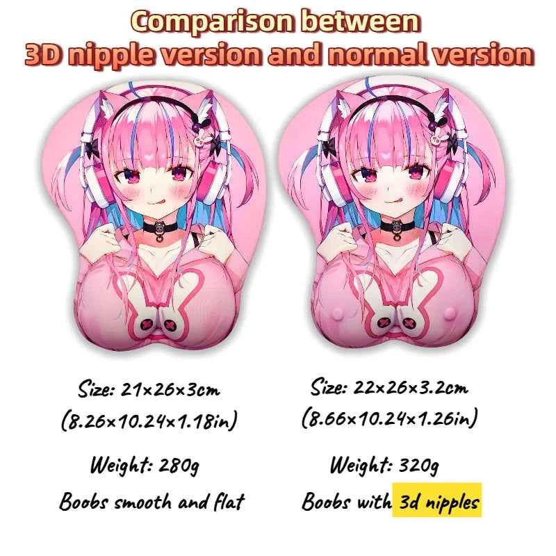 Blister-packed Wristband Mouse Pad Anime Desk Mat Hoshimi Miyabi Zenless Zone Zero Gamer Special Wristband