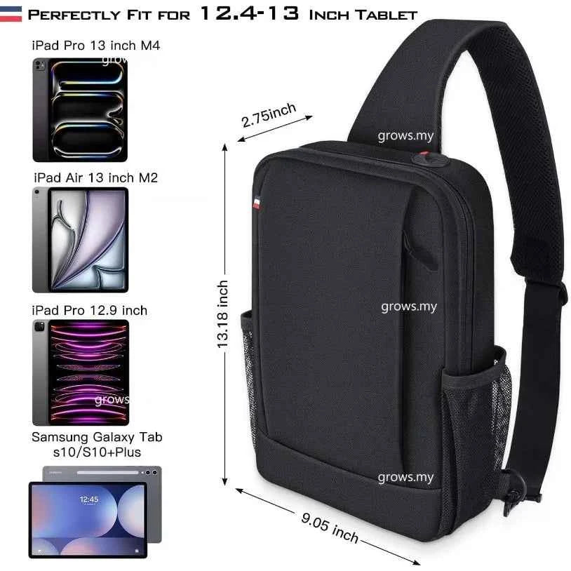 Shoulder Bag for iPad Pro M4 13 12.9 Air6 11 MacBook Air/Pro 13-13.6 inch Notebook MacBook Pro 14 Inch MacBook Air M1 M2 Sleeve