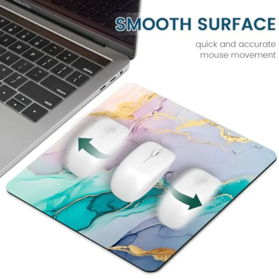 Mouse Pad, Mousepad Waterproof Gaming Pink Mouse Pad for Wireless Mouse, Computers Laptop Pad Non-Slip Rubber Base Mouse Mat Ho