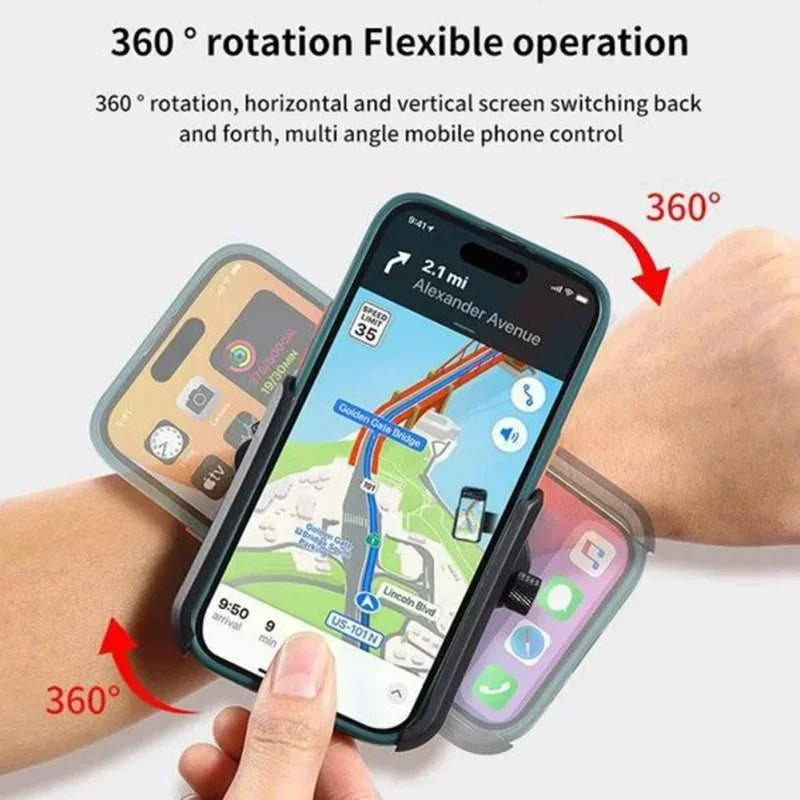 Running Sport Armbands Phone Holder For iPhone 16 15 14 13 12 Pro Max 14 Plus Samsung S24 Ultra Xiaomi Arm Band Bracket GPS Clip