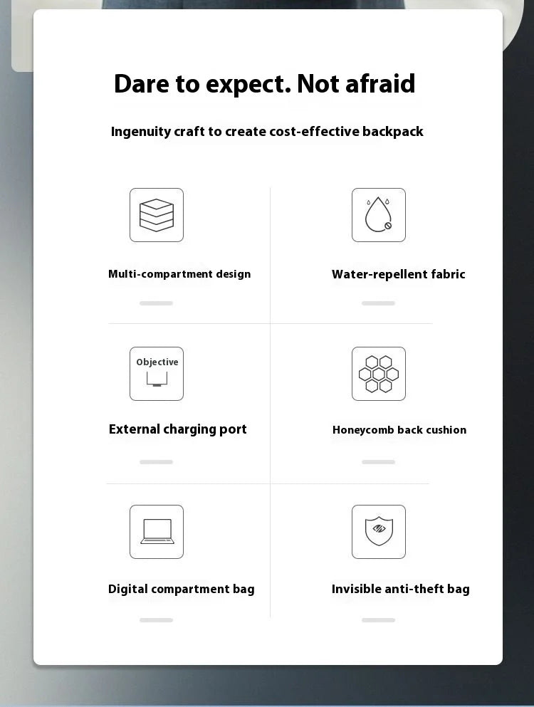 35 L Business Backpack For Men Waterproof Backpack Large Capacity Business Trip Multifunctional Password Anti-theft Laptop Bag