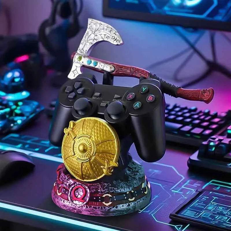 New God Of War Game Controller Creative Stand Unique Gamepad Stand Desktop Decoration Game Accessory