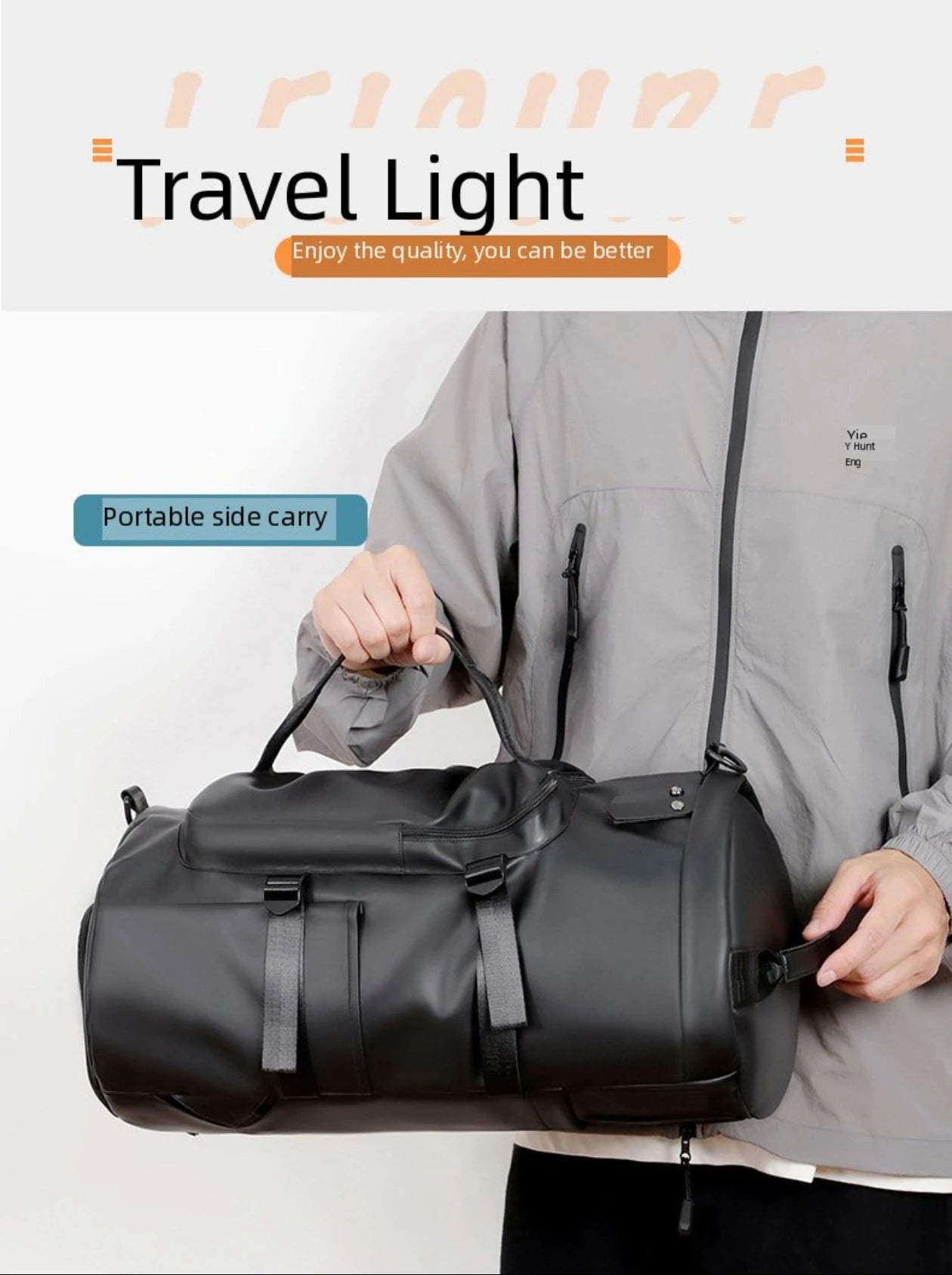 Travel backpack, large carry on bag with shoe compartment approved by the airline, 17 inch laptop backpack, business work fitnes