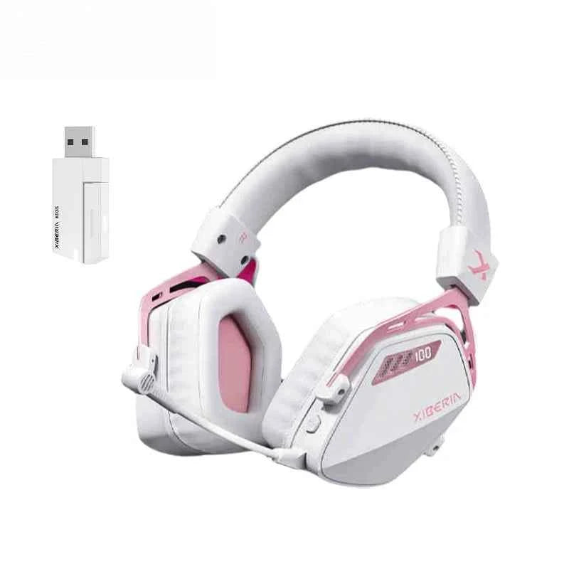 XIBERIA K03S Pro Wireless Gaming Headset 2.4G Low Latency 7.1 Surround Sound Headphones with Detachable Mic & Long Battery Life