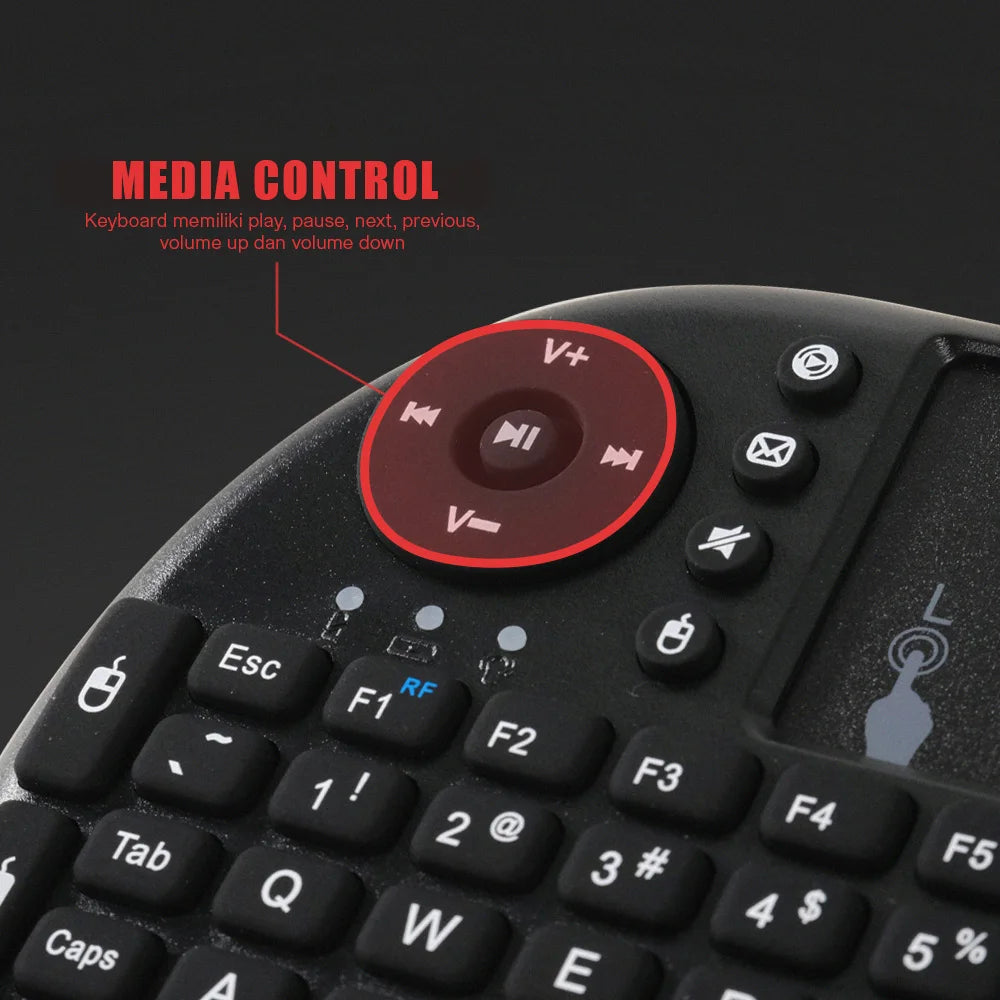 MRSVI I8 2.4G Mini Wireless Keyboard 2.4GHz Air Mouse Remote Touchpad For Android TV Box PC Smart TV