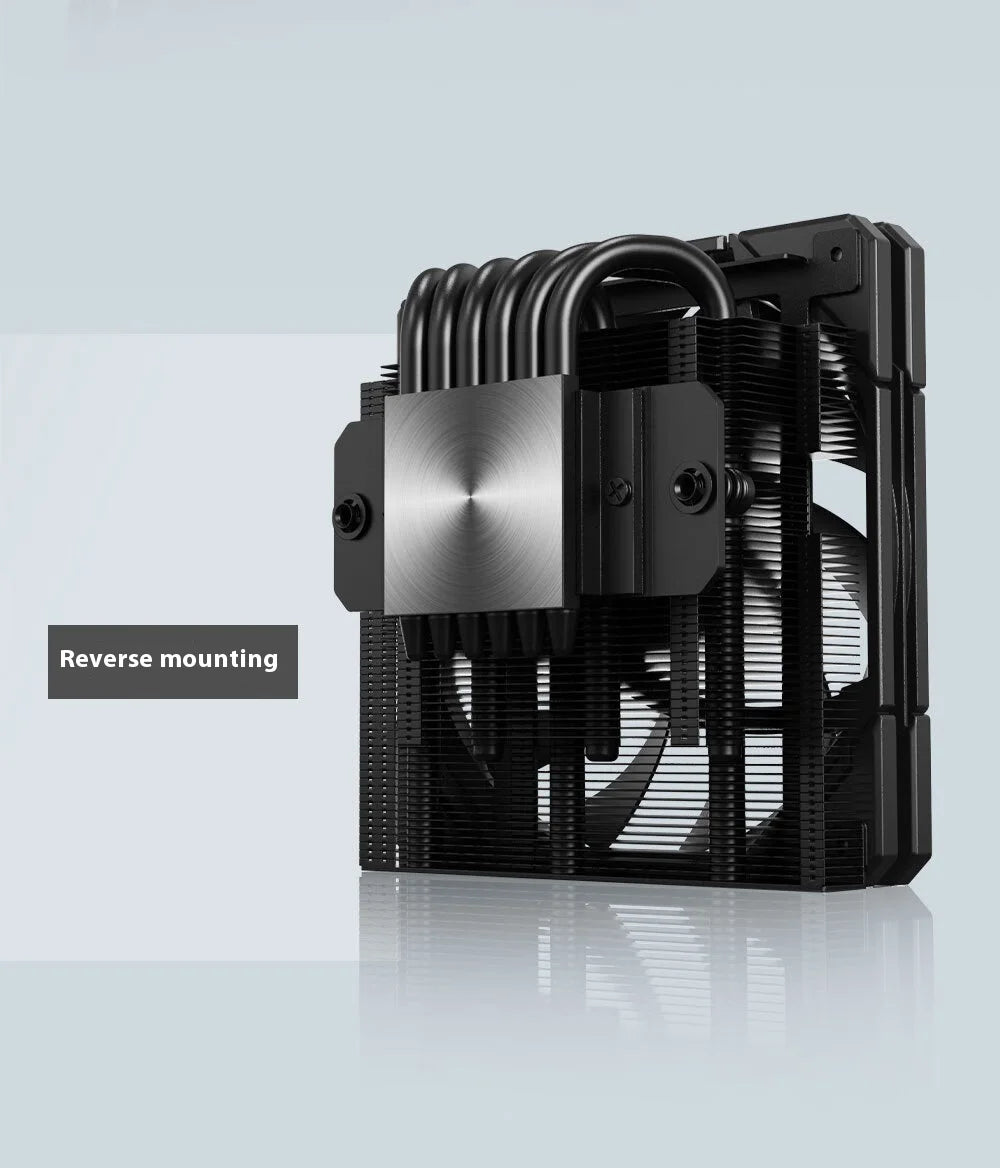ID Cooling IS-67-XT 6 Heat pipes CPU Cooler Hydraulic Bearings Low Noise Cooling Fan Push Type Air Radiator with Thermal Paste