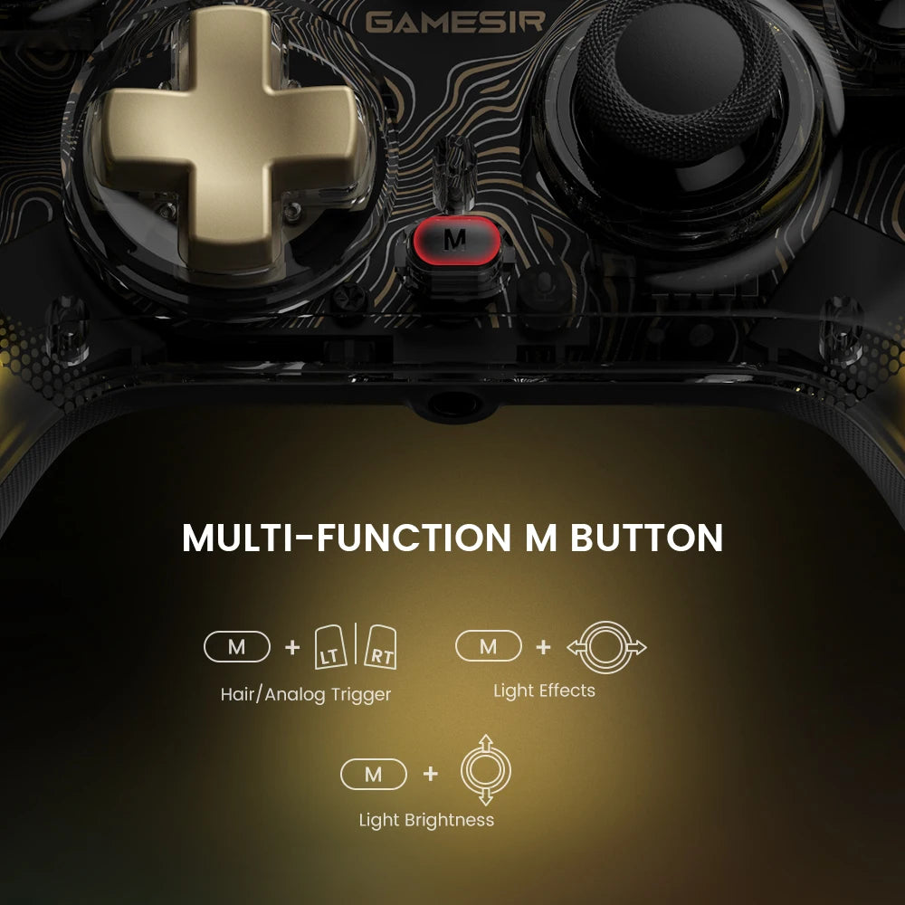 GameSir Kaleid Xbox Controller Wired Gamepad for Xbox Series X, Xbox Series S, Xbox One Game Console, with Hall Effect Joystick