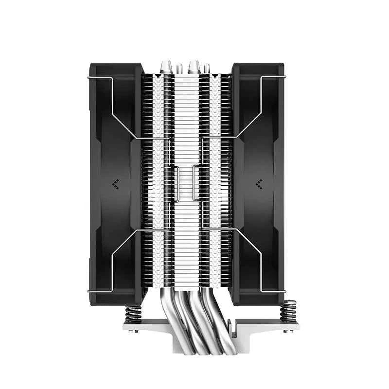 DEEPCOOL AG400 4 Heat pipes Dual Fan CPU Air-Cooling Radiator, 2000RPM Desktop Cooling Fan for Intel LGA1700 1200 115X AMD AM4 AM5