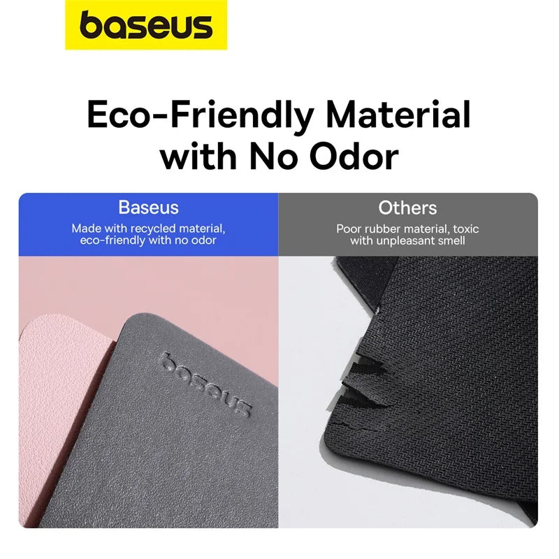 Baseus Simple Color PU Leather Mouse Mat, Anti-slip, Waterproof Mouse Pad - WinSupport Tech
