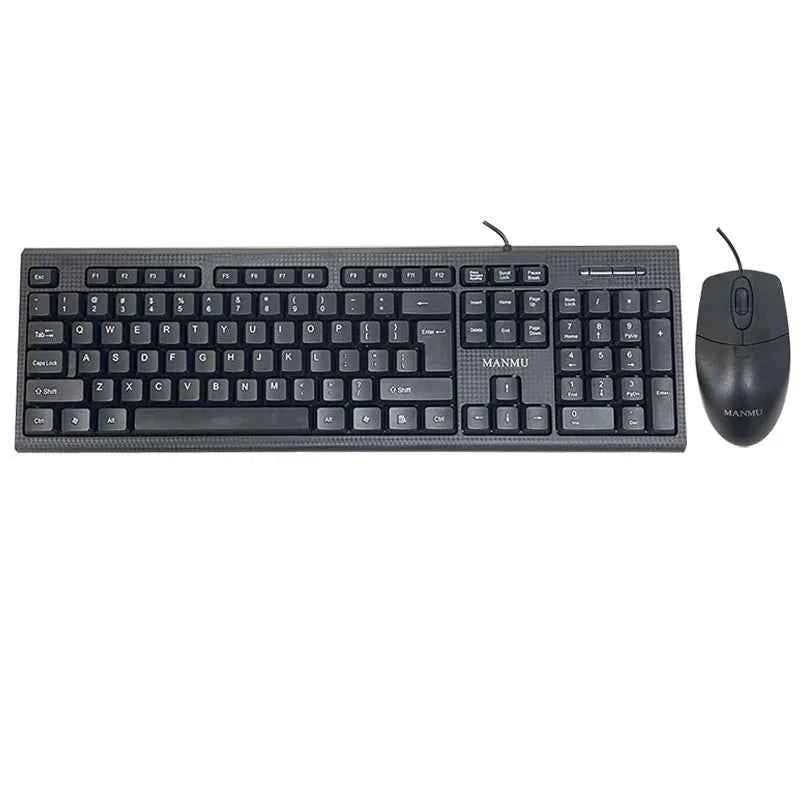 MANMU Office Wired Keyboard Gaming High Quality Keyboard And Mouse Set Keyboard Gaming Setup