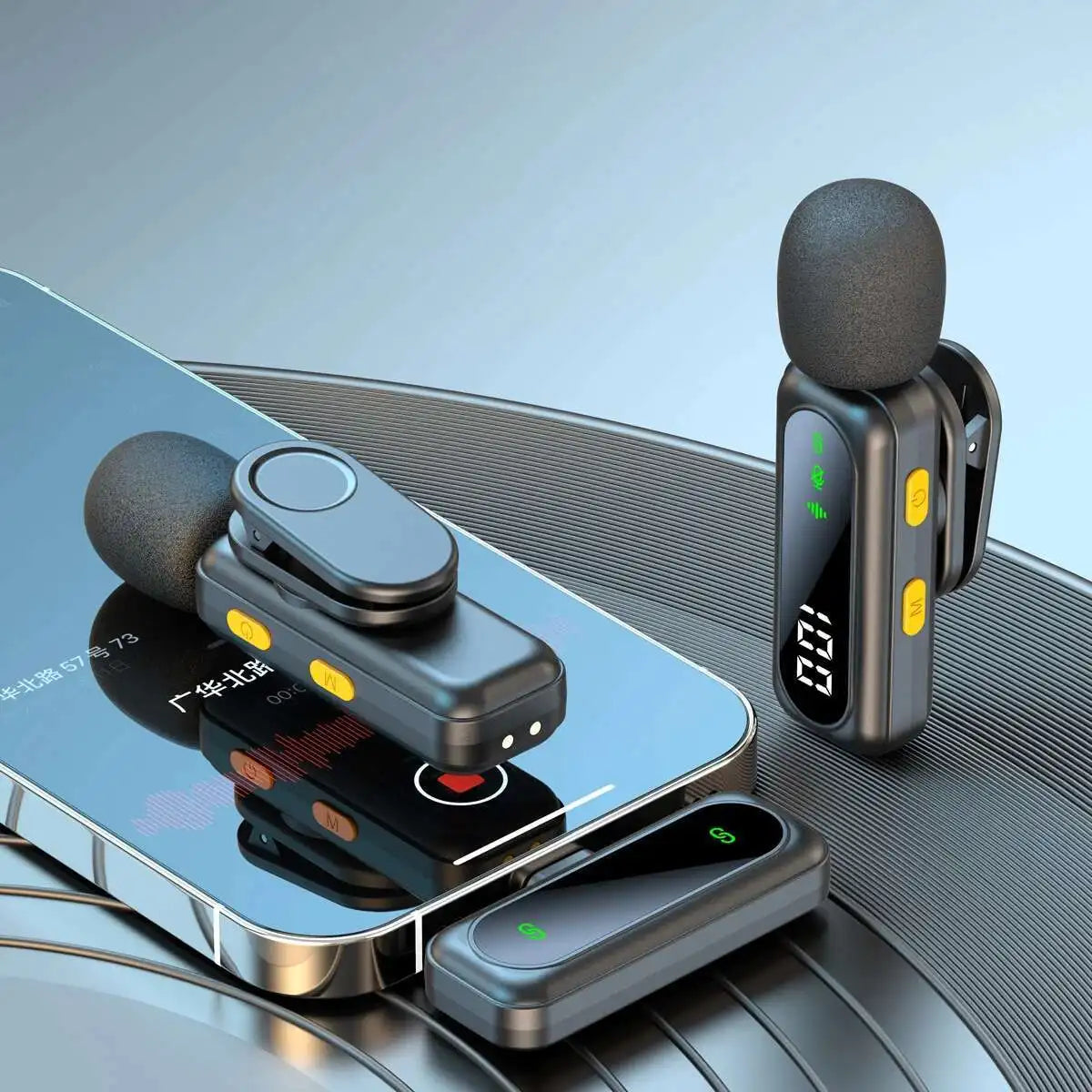 Xiaomi Lavalier Lapel Microphone Wireless Portable Noise Reduction Audio Recording Type-C Mic for iPhone15-16 Android PC Live - WinSupport Tech