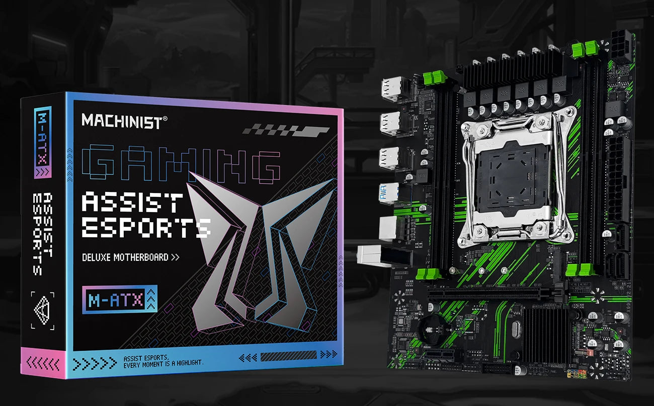 MACHINIST X99 Motherboard X99 PR9 Support TPM2.0 LGA 2011-3 Intel Xeon E5 V3&V4 CPU DDR4 RAM SATA/NVME M.2 Slot USB3.0