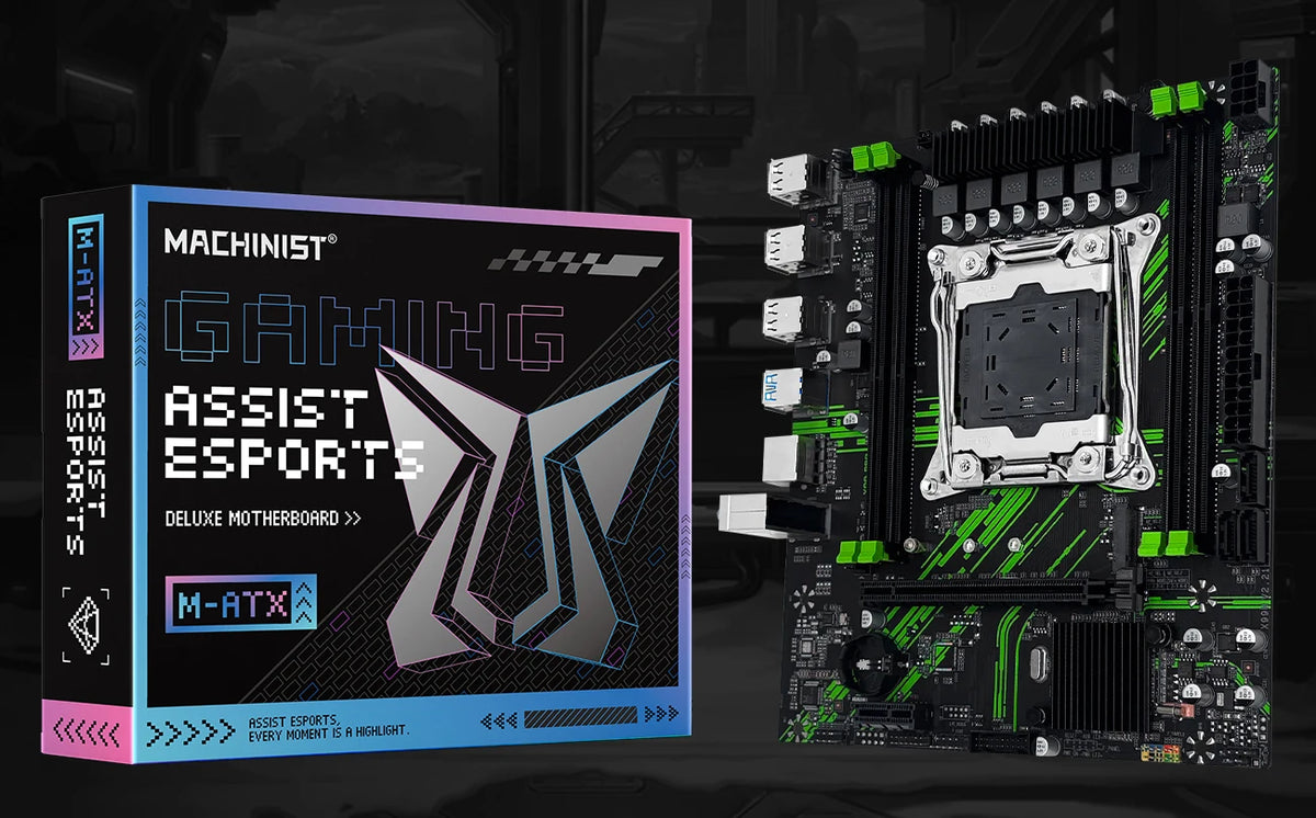 MACHINIST X99 Motherboard X99 PR9 Support TPM2.0 LGA 2011-3 Intel Xeon E5 V3&V4 CPU DDR4 RAM SATA/NVME M.2 Slot USB3.0