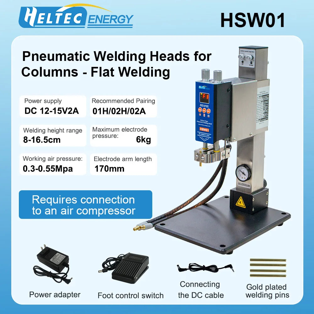 Heltec 21KW 36KW 42KW Capacitor Storage Battery Spot Welding Machine/Portable Small Spot Welder LED Display 0.5mm Thickness