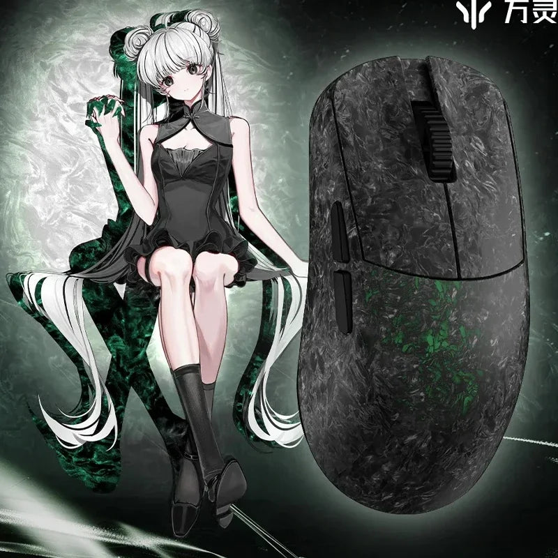 Wlmouse Ying 8K Wireless Mouse Dual Mode 2.4G Bluetooth Gaming Mouse Forged Carbon PAW3950HS Mouse Office PC Gamer Custom Gift - WinSupport Tech