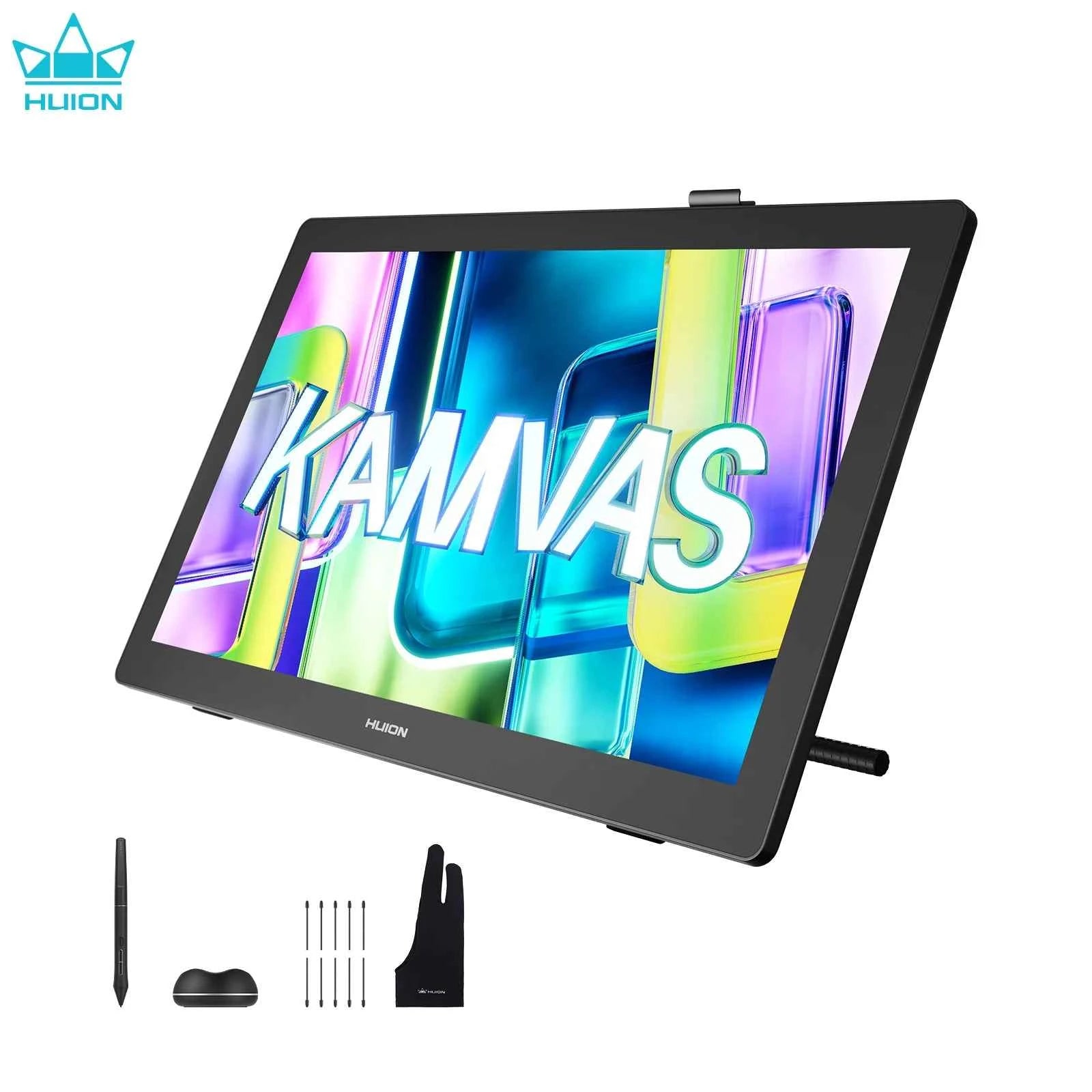 Huion Kamvas 22 Gen 3 New Graphics Tablet 2.5K Screen 90Hz Display PenTech 4.0 16K Pressure Stylus Canvas Glass 2.0 for Drawing