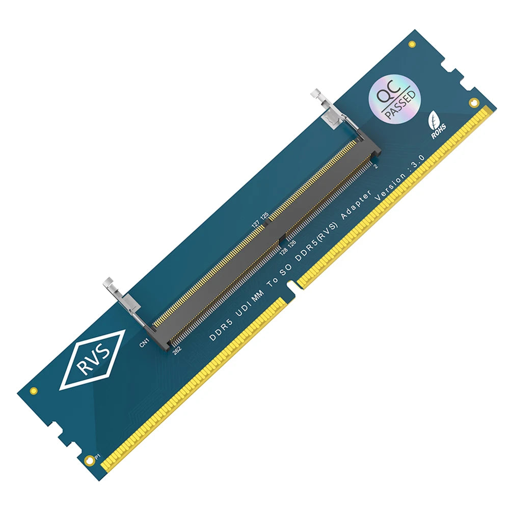 Laptop SO DDR5 RAM To Desktop DDR5 U-DIMM Adapter  Memory Card Converter  Laptop To Desktop SO-DIMM To PC DIMM Card