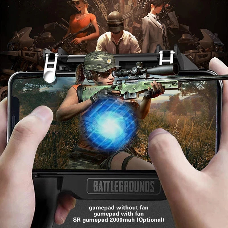 Trigger Free Fire PUBG Controller for Cell Phone Gamepad Joystick Android iPhone Control Mobile Game Pad Pugb Smartphone Command