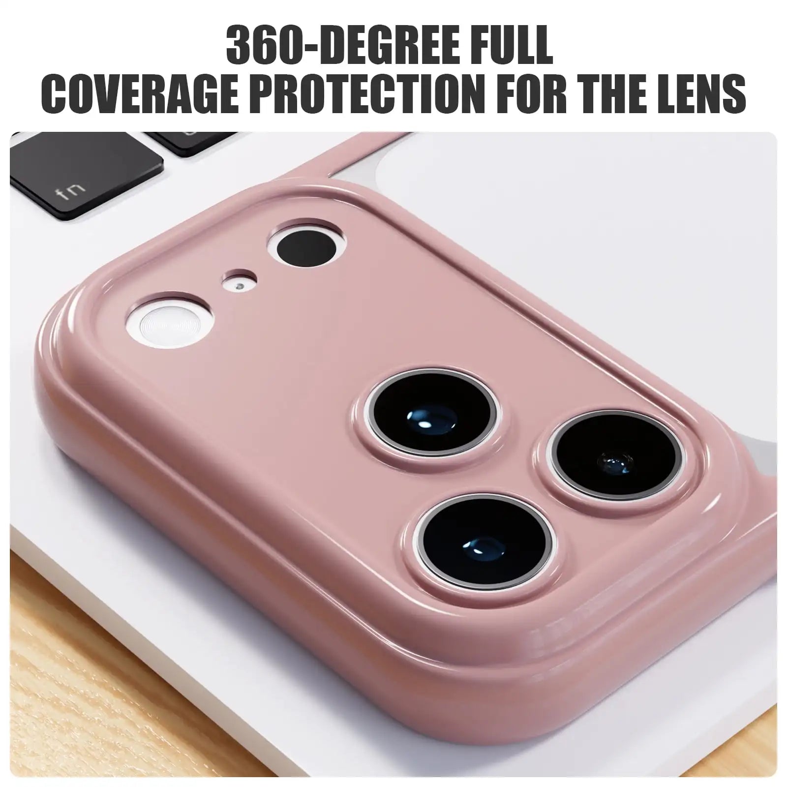 Compatible with Apple iPhone 13 Pro Case Clear with Color Design for Girls Women Soft TPU+PC Shockproof More Protective Girly for iPhone 13 Pro Case