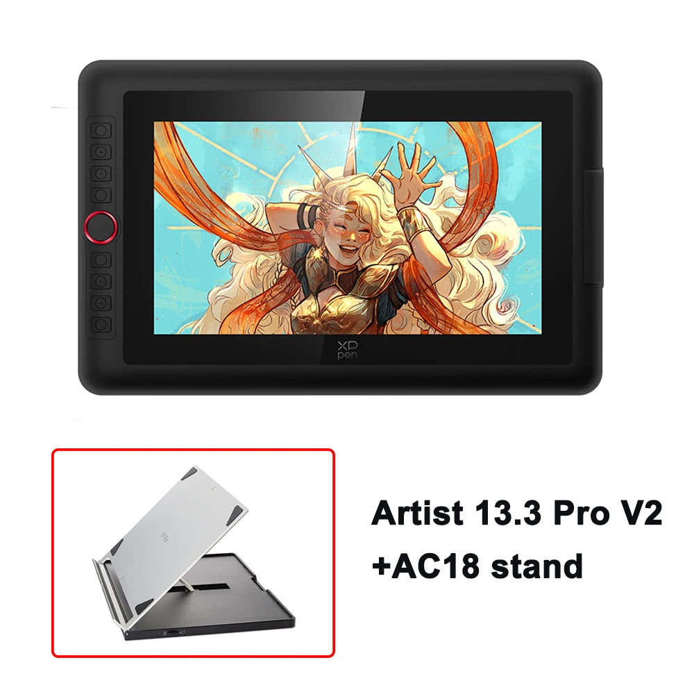 XPPen Artist 13.3 Pro V2 Graphics Tablet Drawing Monitor 13.3