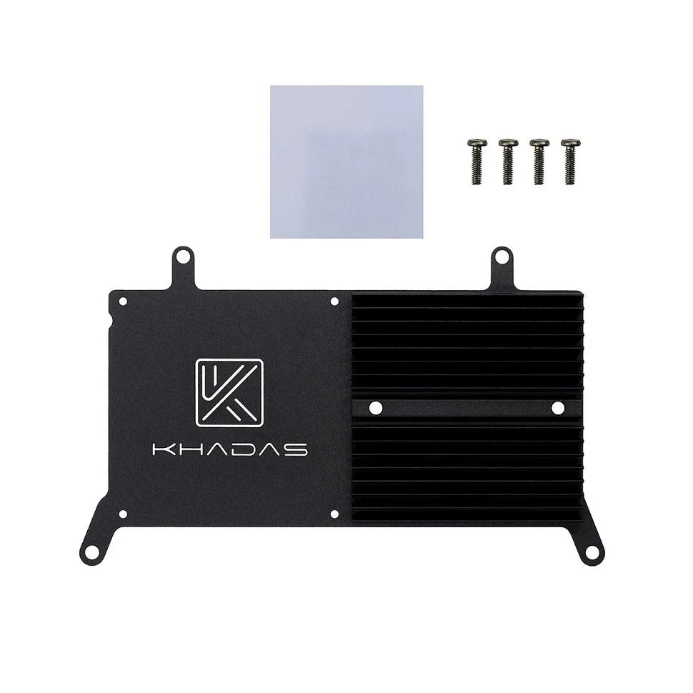 Khadas New VIMs Heatsink For Vims & Edge-V SBC  Single Board Computer compatible 3705 Cooling Fan/DIY Case