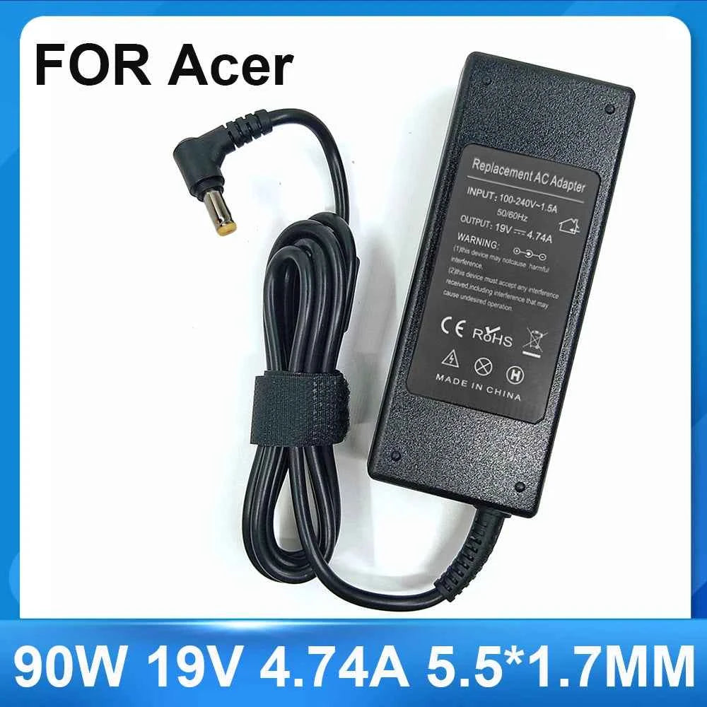 AC Adapter 90W 19V 4.74A  5.5x1.7mm Laptop Adapter Charger for ACER ASPIRE 5750G 5755G 7110 9300 E1-531 E1-571G M5-581G V5-571