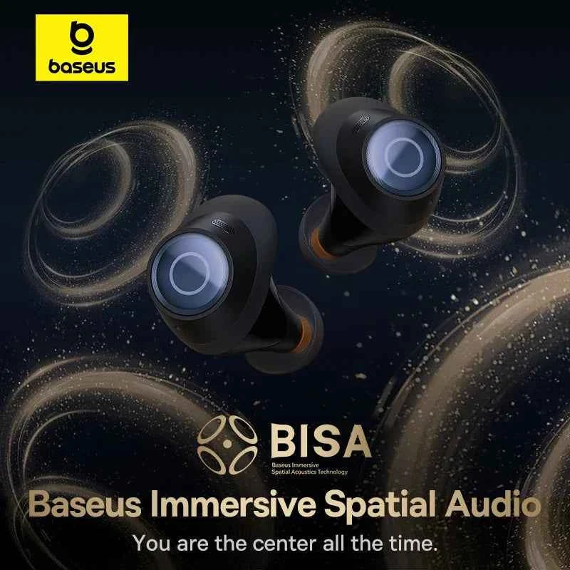 Baseus Bowie MA10 Pro ANC Wireless Earphones 48dB Hybrid ANC Bluetooth 5.3 Earbuds IPX6 Waterproof 4-Mics ENC Sports Headphones