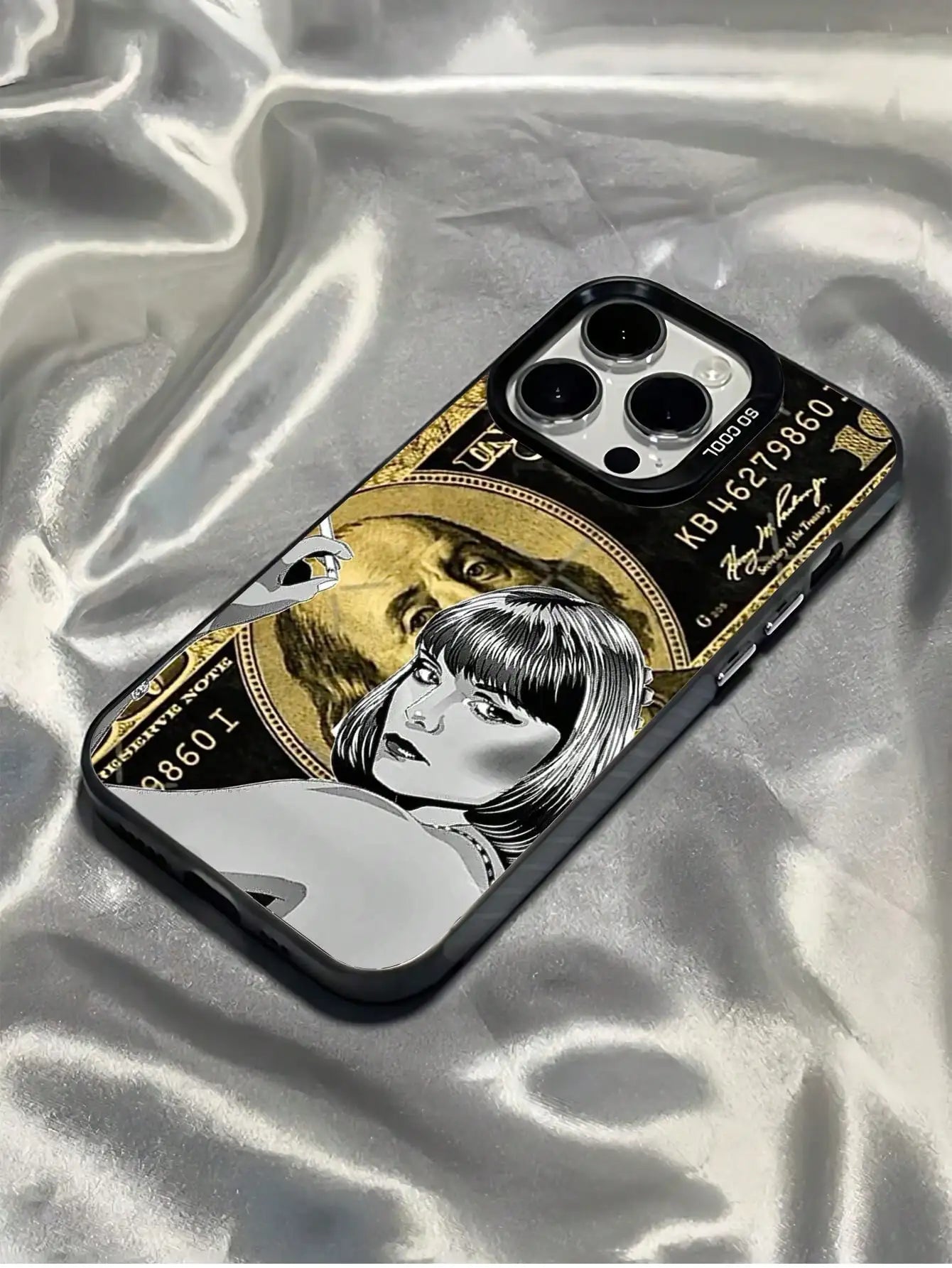 1pc Dog Head Design Phone Case Compatible With IPhone 17 Pro Max, 16 Pro, New 15 Pro, 14, 13, Transparent Electroplated High-End Anti-Fall Full Coverage Phone Case