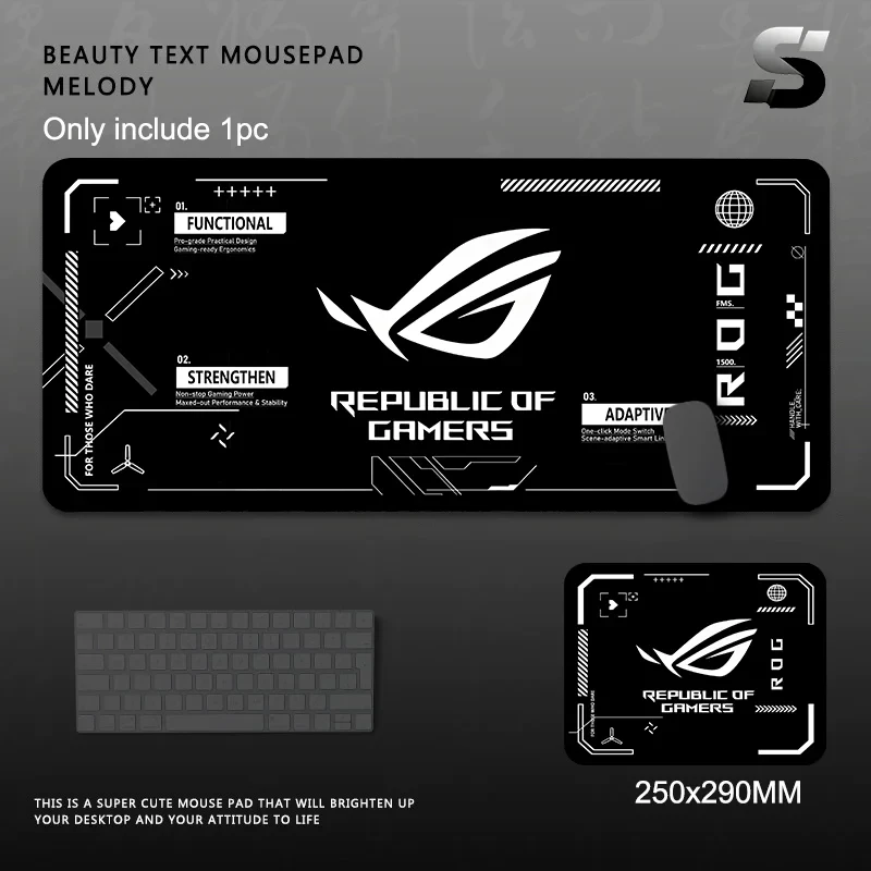 Gaming Mats Large Extended Pad for ASUS Rog Mouse Pad Gamer PC Computer Keyboard XXL Desk Mat Offices Interior Accessories Rug