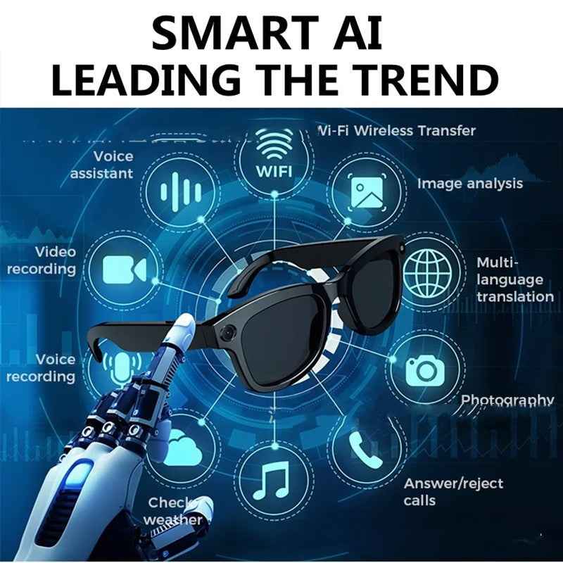 AI Glasses Sunglasses Can Call Video Shooting Video