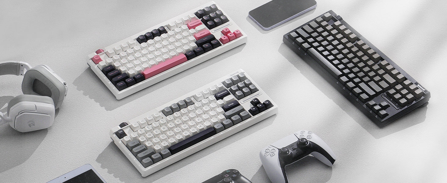 Redragon K729 80% Wired Gasket RGB Gaming 87 Keys TKL Mechanical Hot-Swap South-Facing Socket & 5-Layer Dampener Keyboard