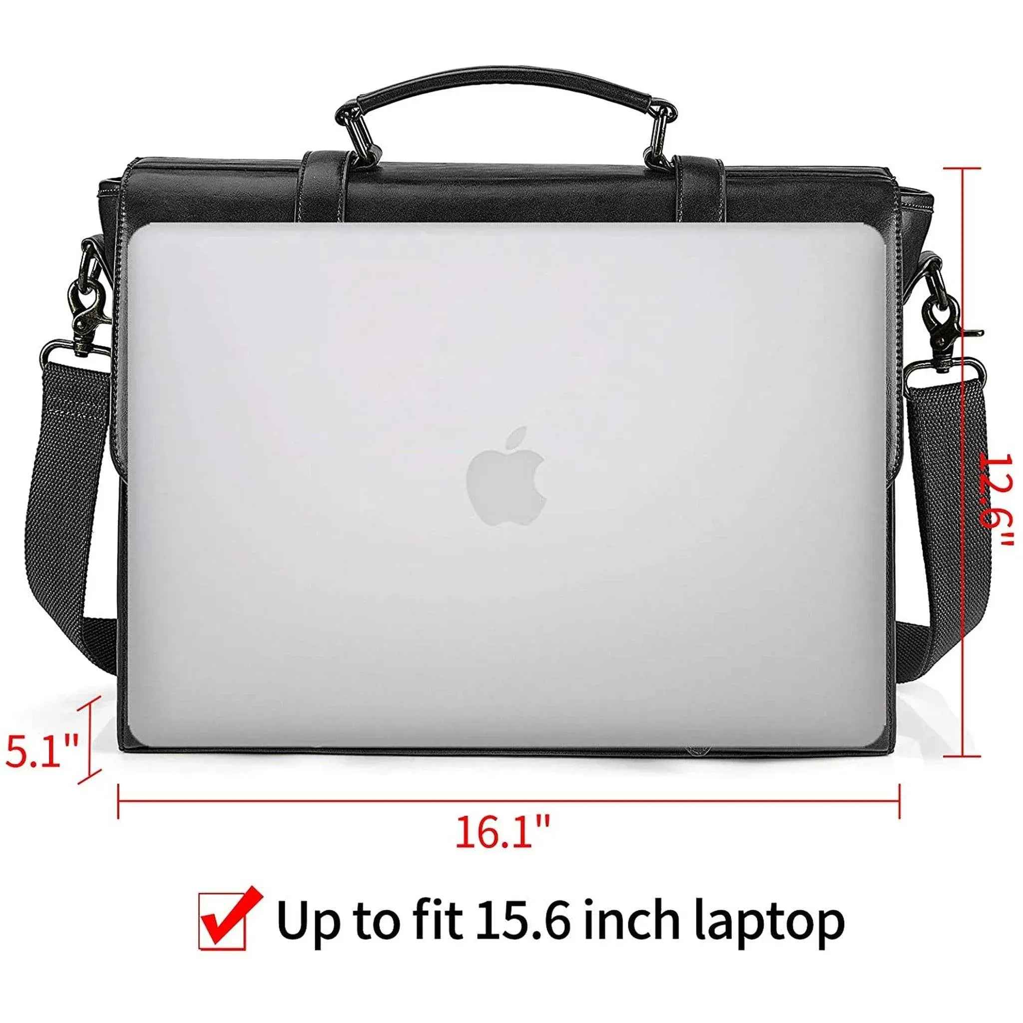 Men's Leather Messenger Bag – Professional Laptop Carry