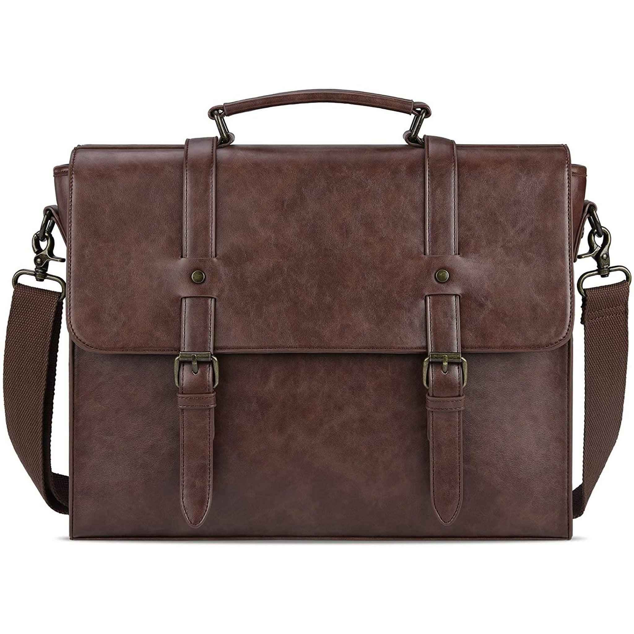 Men's Leather Messenger Bag – Professional Laptop Carry